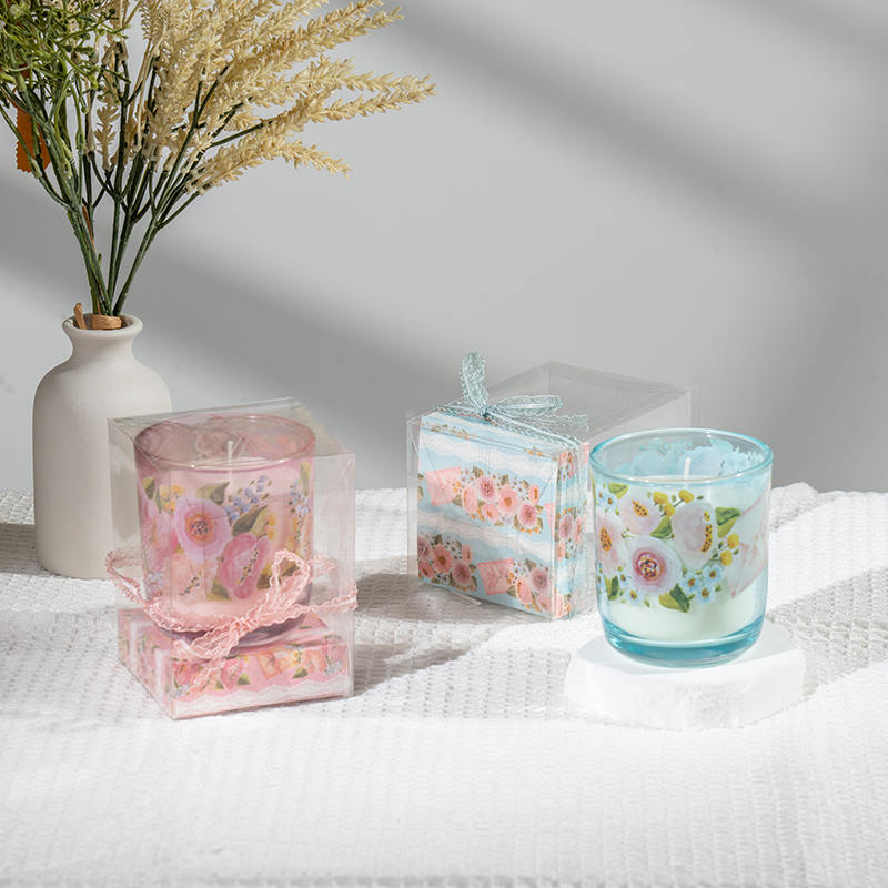 Moederdag ronde glazen beker geurkaarsen-Eco sojakaarsenfabrikant