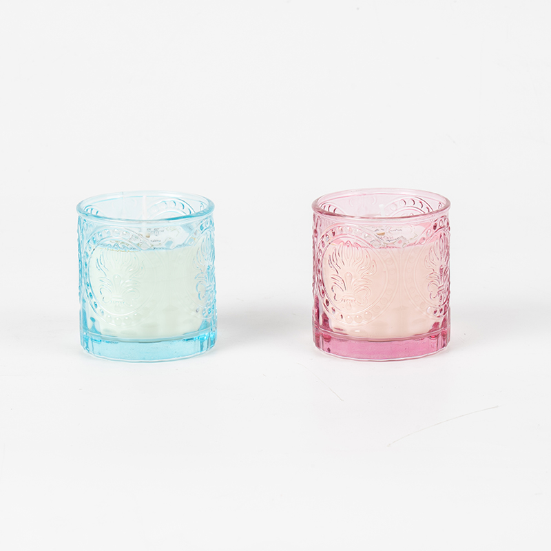 Moederdag sierlijke glazen fles geurkaars - producent van eco-sojawaskaarsen